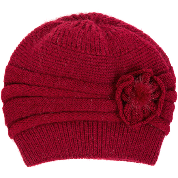Keep Warm Rabbit Wool Blend Beanie Hat