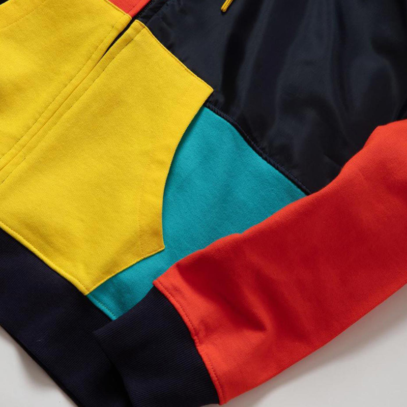 Colorblock Patchwork Hoodies
