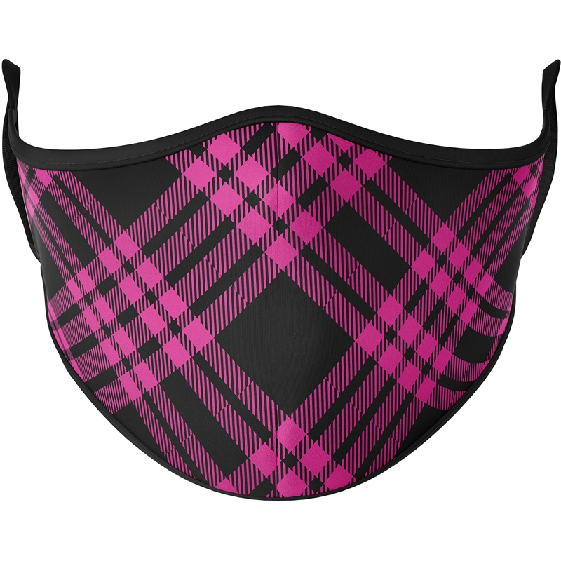 Dark Plaid Reusable Face Masks