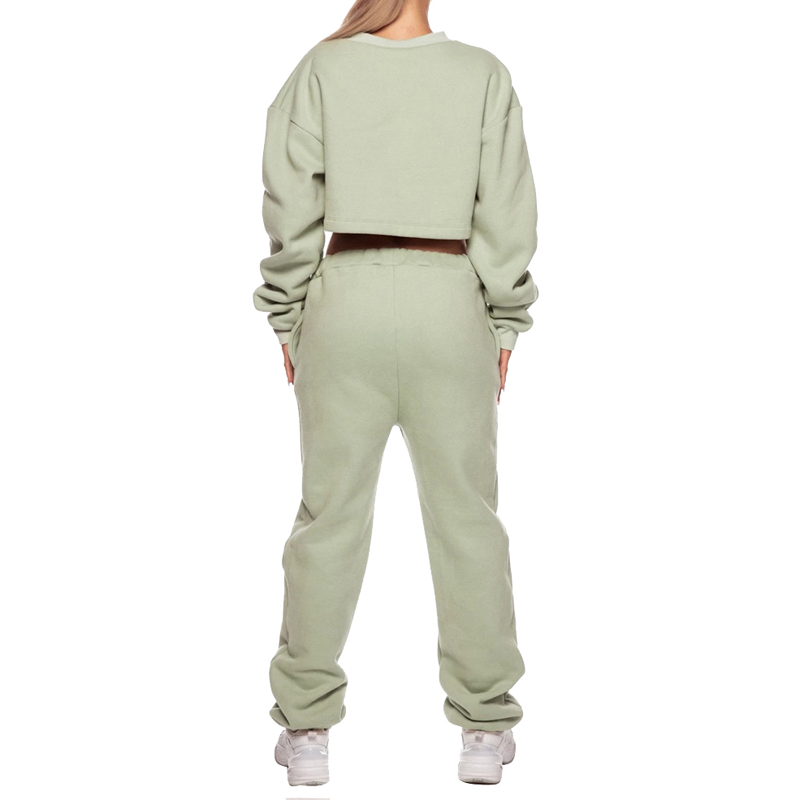 Crop Sweat & Jogger Set Women