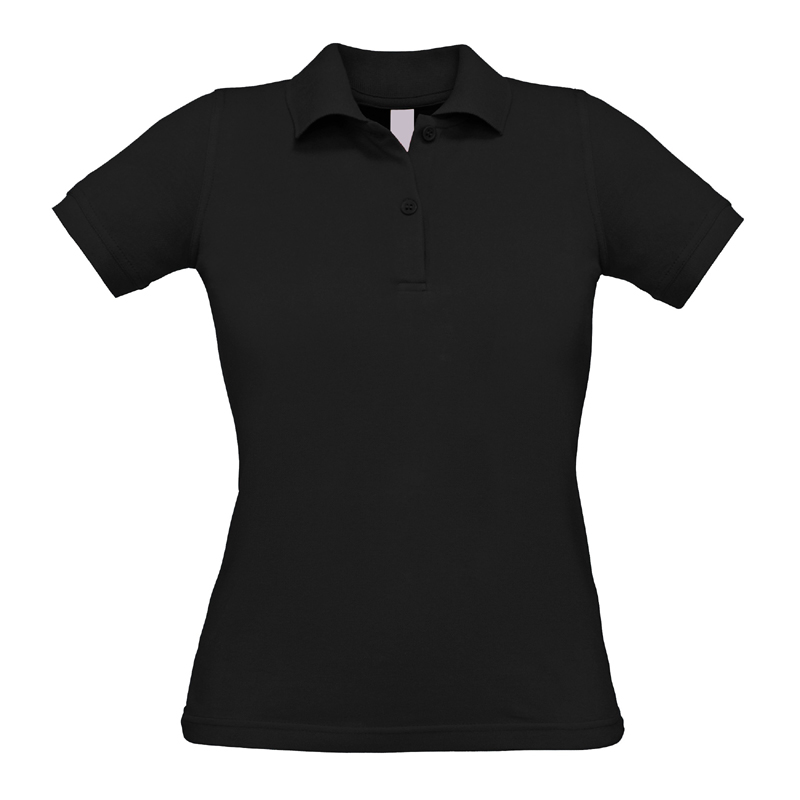 Skinny Feminine Cut Short Sleeved Polo Shirt